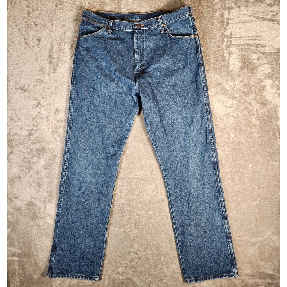 Vtg Wrangler Jeans Men's 36X32 (Tag 38X32) Blue Cowboy Rodeo Western USA 13MWZGK